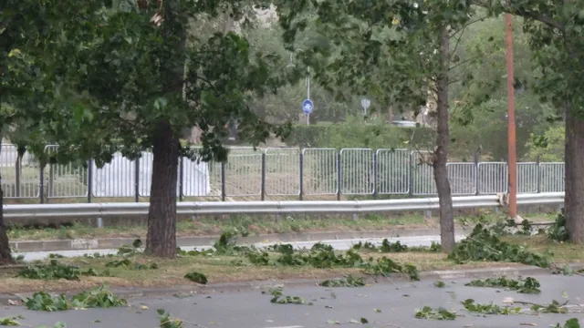 Огромни щети нанесе бурята в Кюстендил