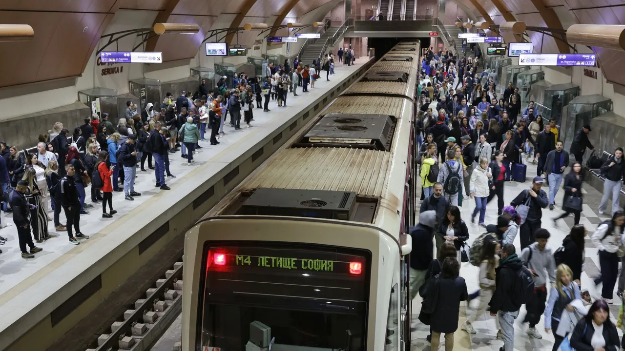 124 милиона пътници са пътували с метрото в София през 2024 г.