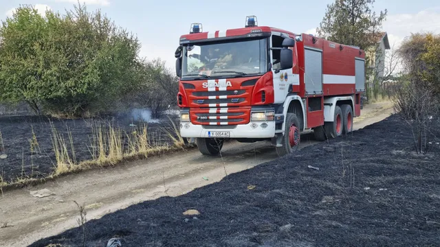 Пожарът край Тутракан е потушен