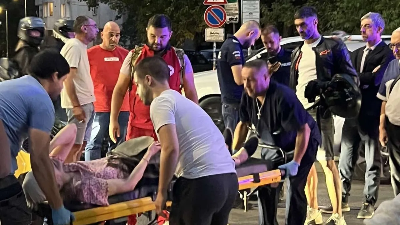 Моторист блъсна възрастна жена в София, помощ ѝ оказва Християн Пендиков от Охрид