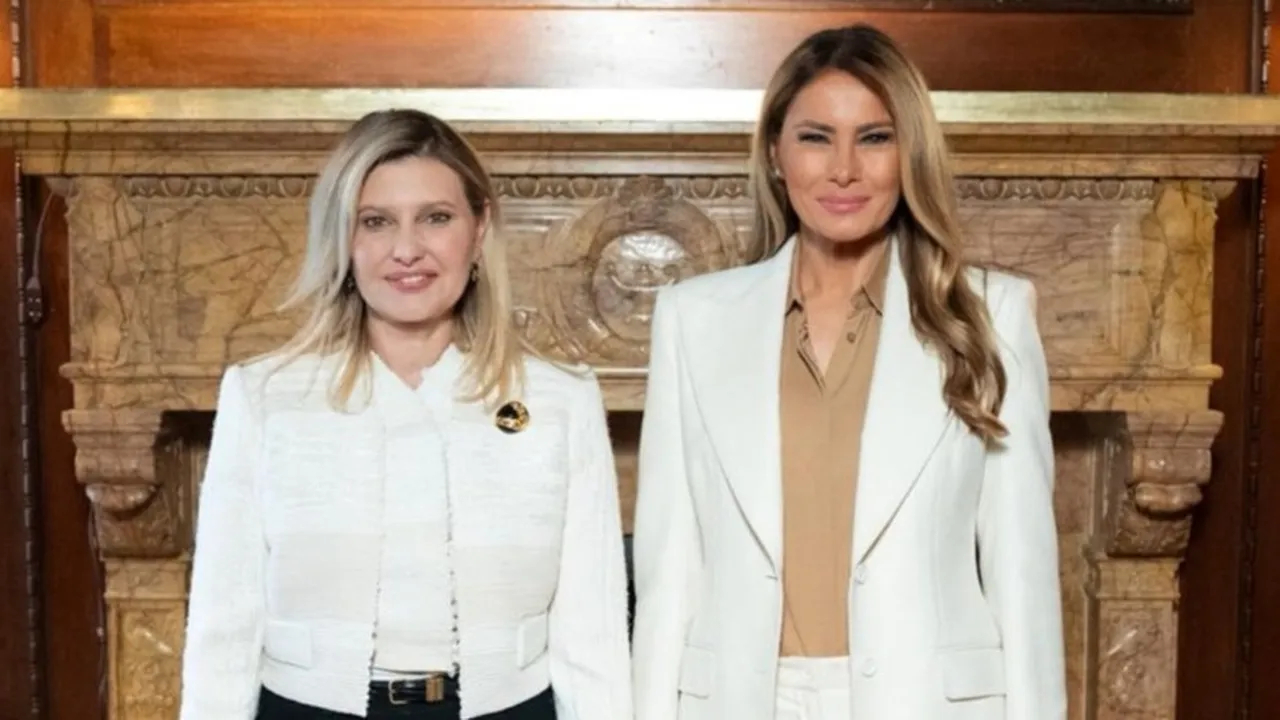 Олена Зеленска и Мелания Тръмп в разговор за децата на Украйна