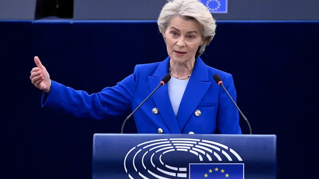 Председателката на ЕК приветства силната подкрепа от ЕП
