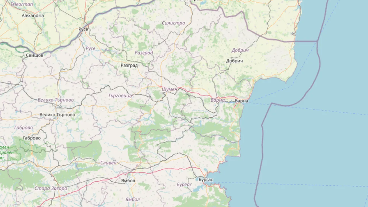 Земетресение край Варна