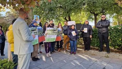 Протест пред Столична община срещу застрояването на Боянското блато