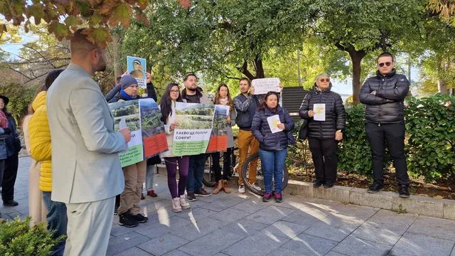 Протест пред Столична община срещу застрояването на Боянското блато