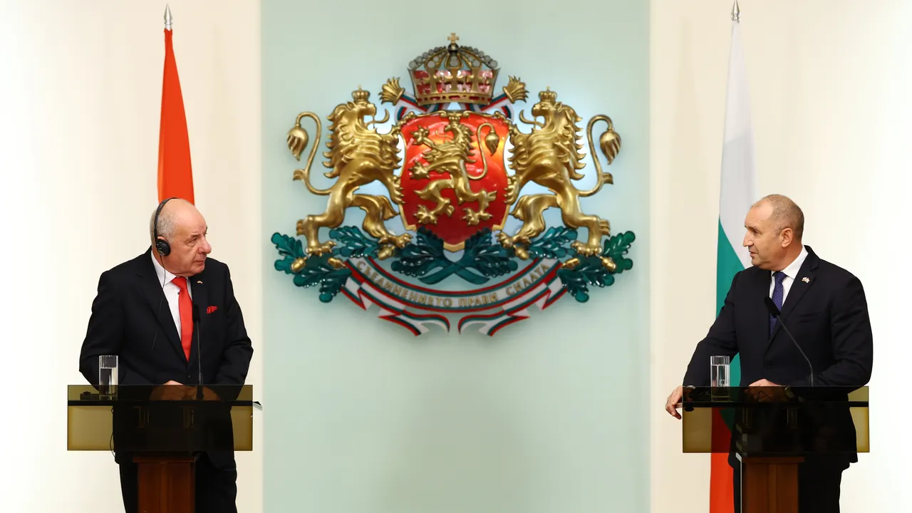 Румен Радев: Отношенията ни с Унгария са пример за конструктивен диалог