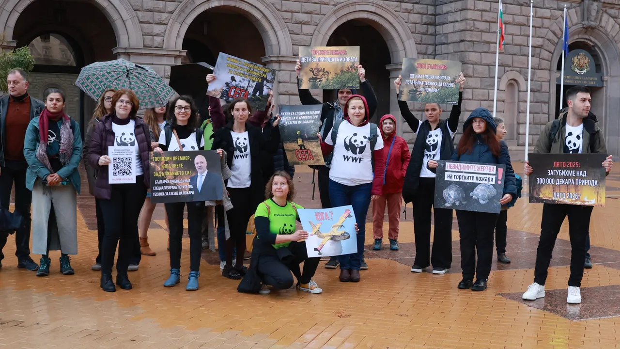 Природозащитна организация настоява за закупуване на самолети за гасене на пожари