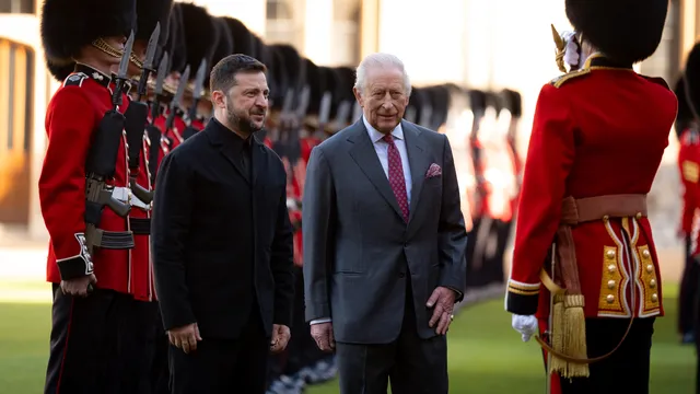 Зеленски проведе среща с крал Чарлз III в Лондон