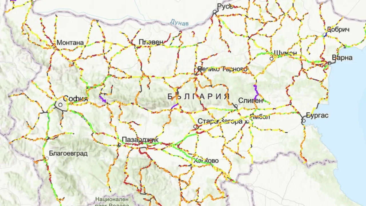 Състоянието на безопасността на пътната мрежа в България е неравномерно
