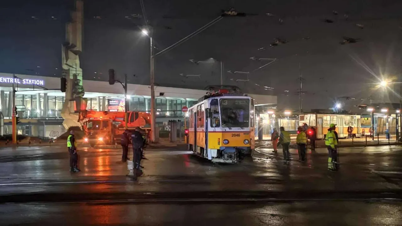 Положителна проба за алкохол след катастрофата с трамваи в София