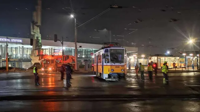 Положителна проба за алкохол след катастрофата с трамваи в София