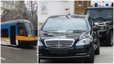 Кортеж на НСО предизвика хаос в центъра на София, пътници паднаха в трамвай