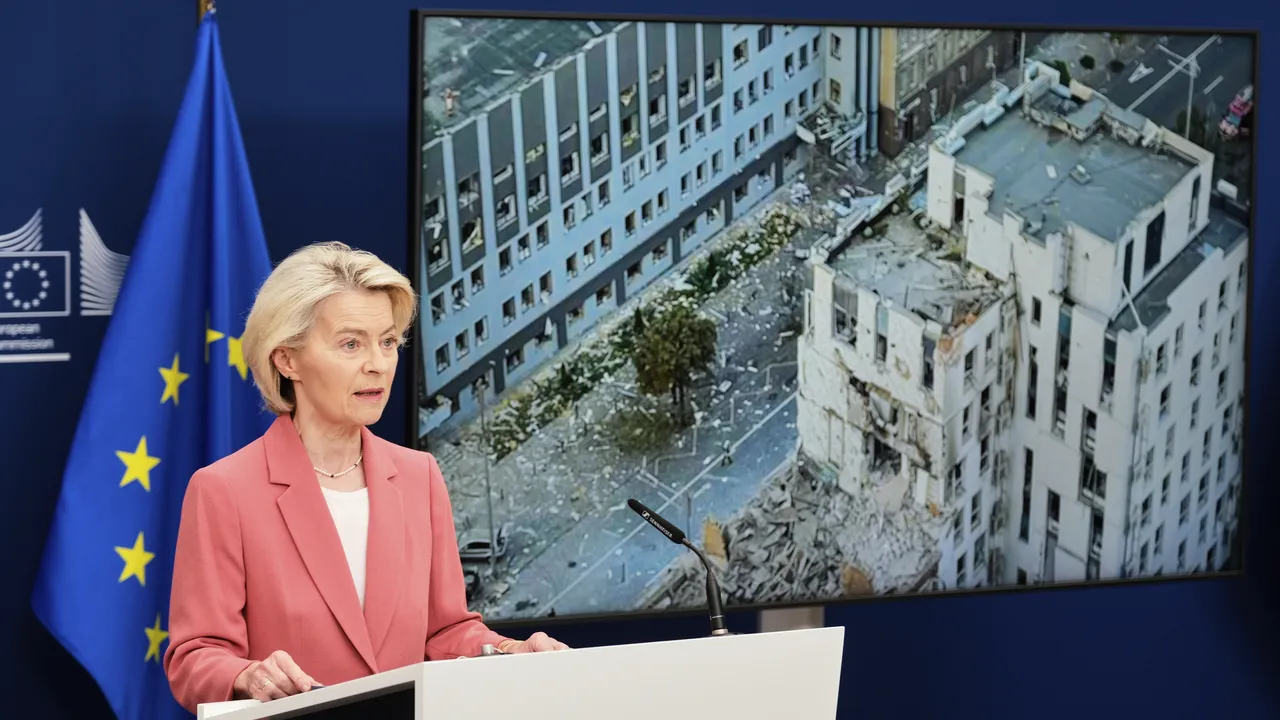 3 варианта за покриване на финансовите нужди на Украйна описа Урсула фон дер Лайен