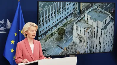 3 варианта за покриване на финансовите нужди на Украйна описа Урсула фон дер Лайен