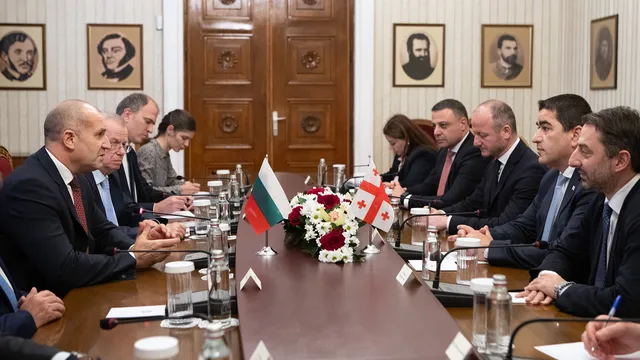 Радев: България и Грузия имат потенциал да задълбочат свързаността си