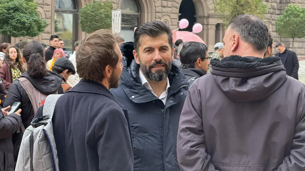 Започнаха демонстрациите на ПП–ДБ срещу Бюджет 2026