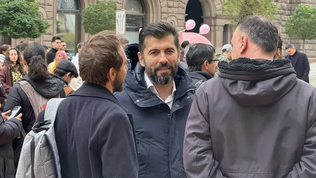 Започнаха демонстрациите на ПП–ДБ срещу Бюджет 2026