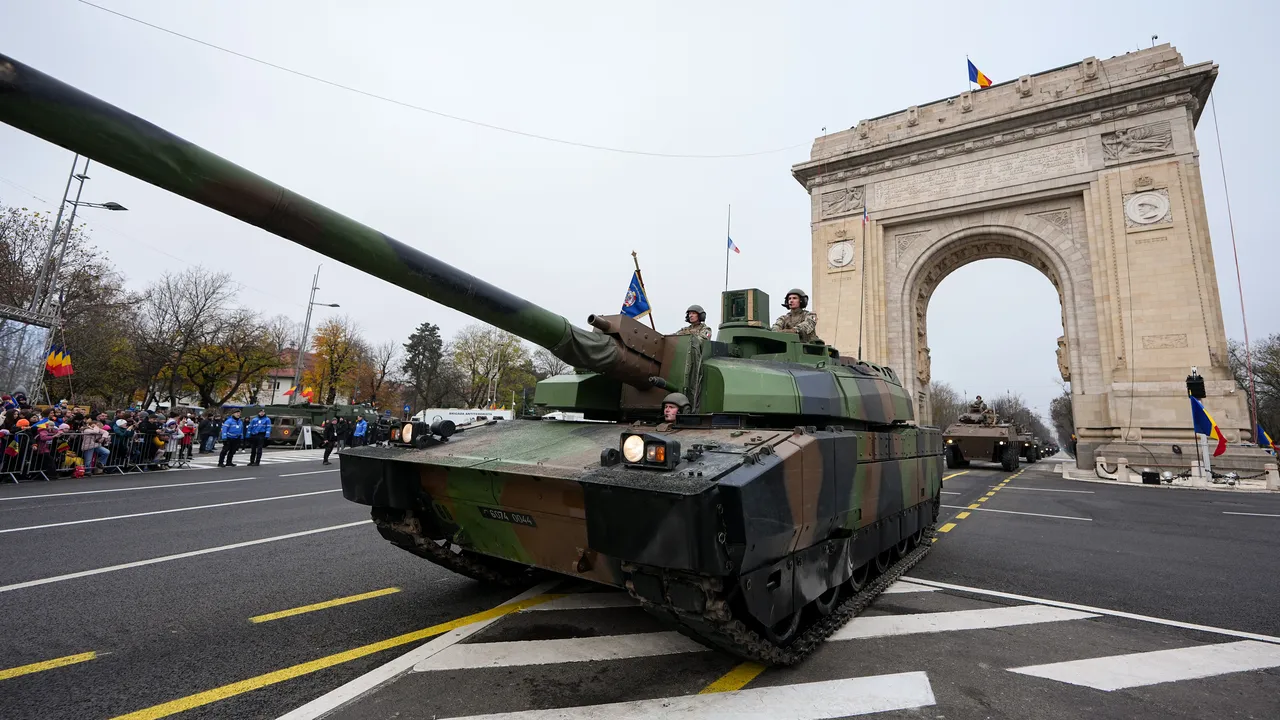 Румъния отбелязва националния си празник с военен парад