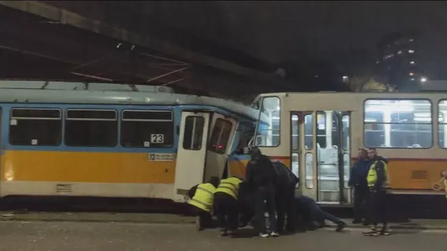 Катастрофа между два трамвая на бул. „Шипченски проход“