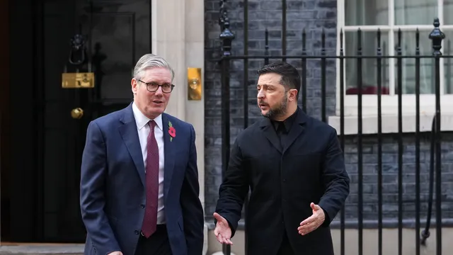 Зеленски събира подкрепа в Лондон на среща с европейски лидери