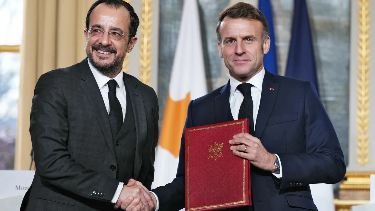 Франция и Кипър подписаха споразумение за стратегическо партньорство