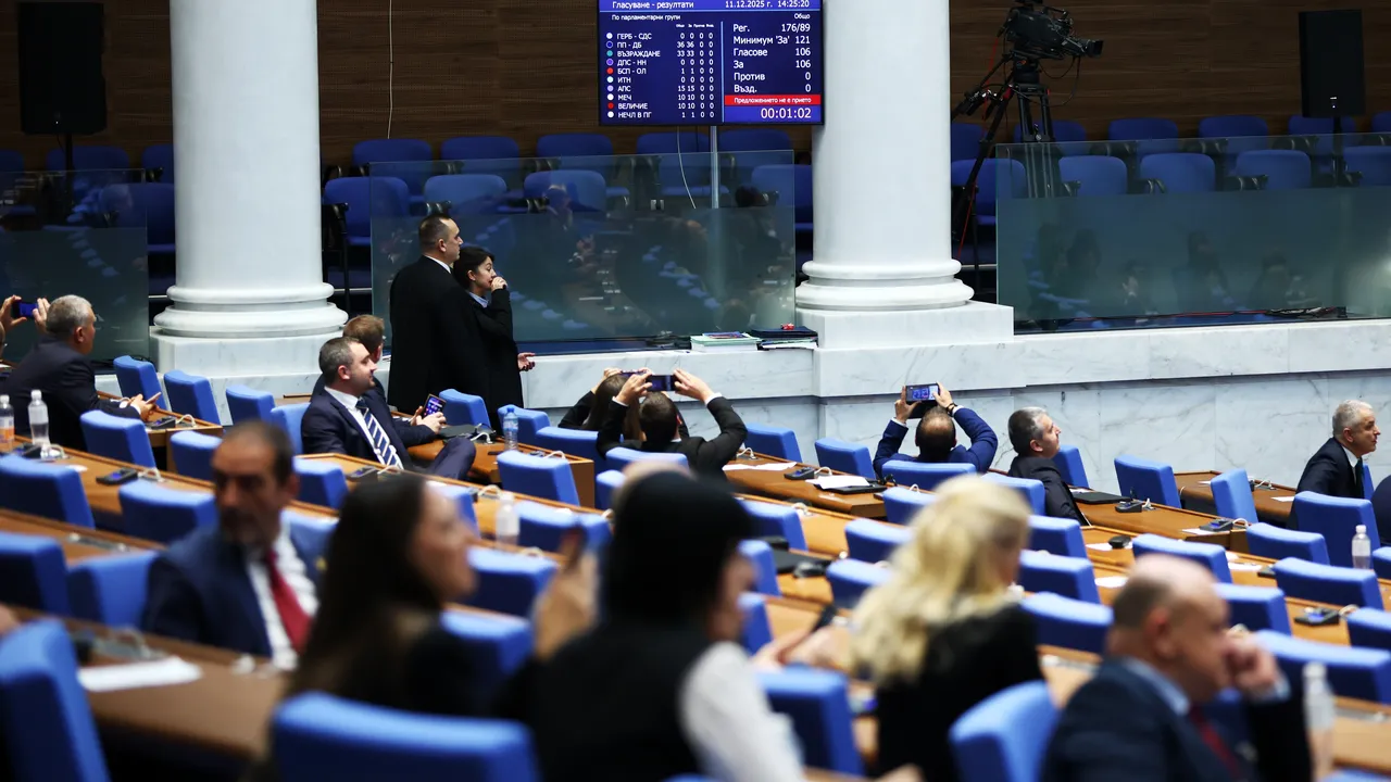 Депутатите излизат във ваканция от 22 декември до 10 януари