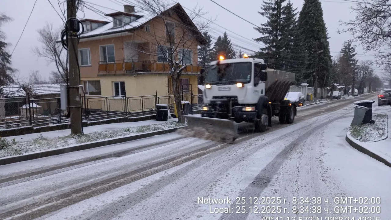 Опесъчени са пътищата към Витоша