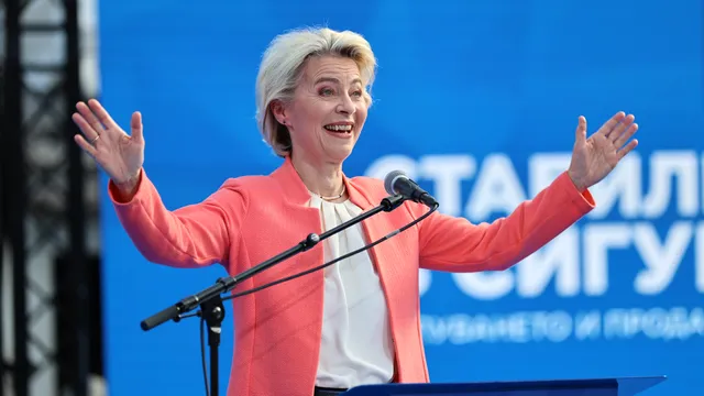 Урсула фон дер Лайен поздрави България за еврото