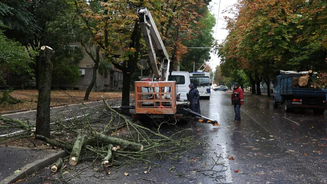 Ураганен вятър с 120 км/ч нанесе редица щети във Враца