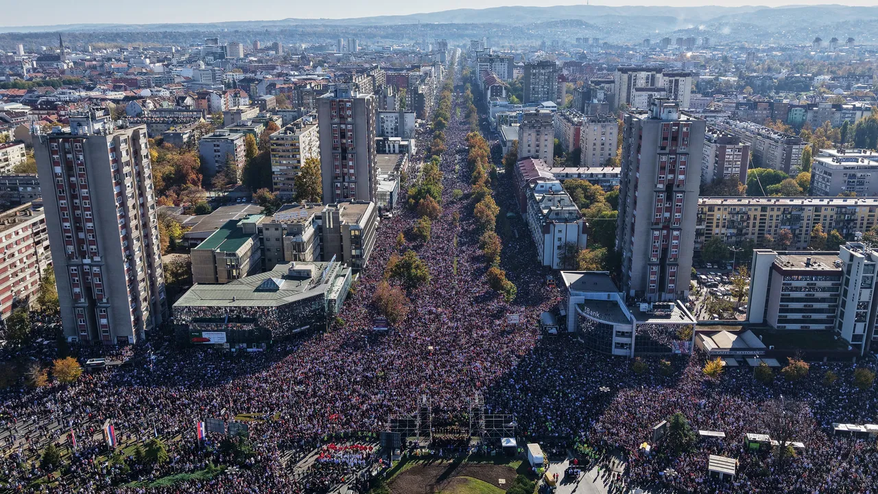 Сърбия през 2025 г.: година на протести, политическа криза и липса на реформи