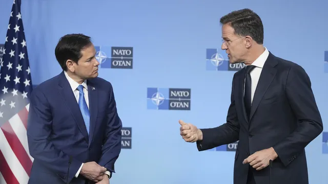 Марк Рюте разговаря с Марко Рубио за значението на Арктика за общата сигурност на НАТО