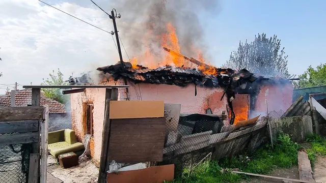 51-годишен мъж загина при пожар във врачанско село