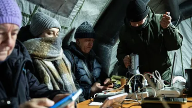 Заради руските удари 600 000 души са напуснали Киев този месец
