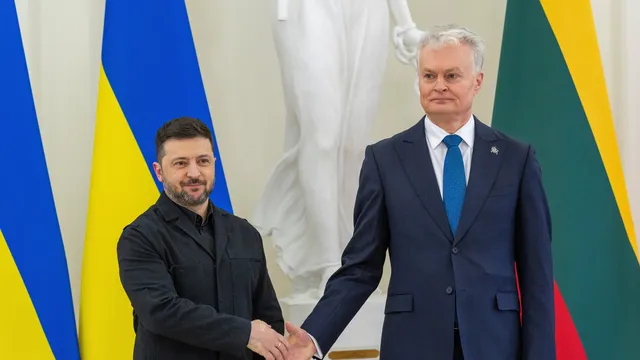 Зеленски във Вилнюс: Украйна търси енергийна стабилност и по-силна ПВО с подкрепата на Литва