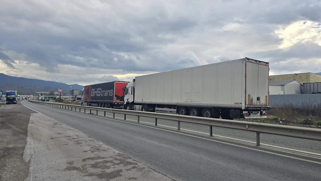 Продължава протестът на превозвачите от Западните Балкани