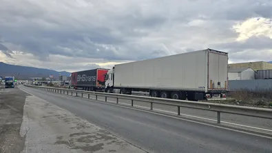 Продължава протестът на превозвачите от Западните Балкани