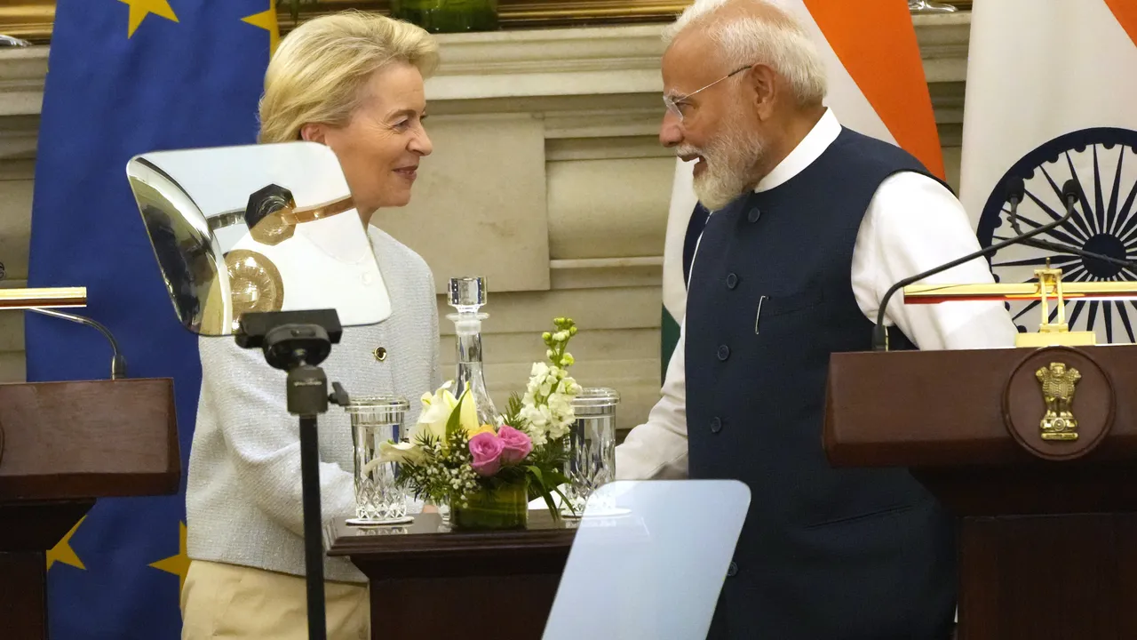 ЕС и Индия сключиха историческо споразумение за свободна търговия