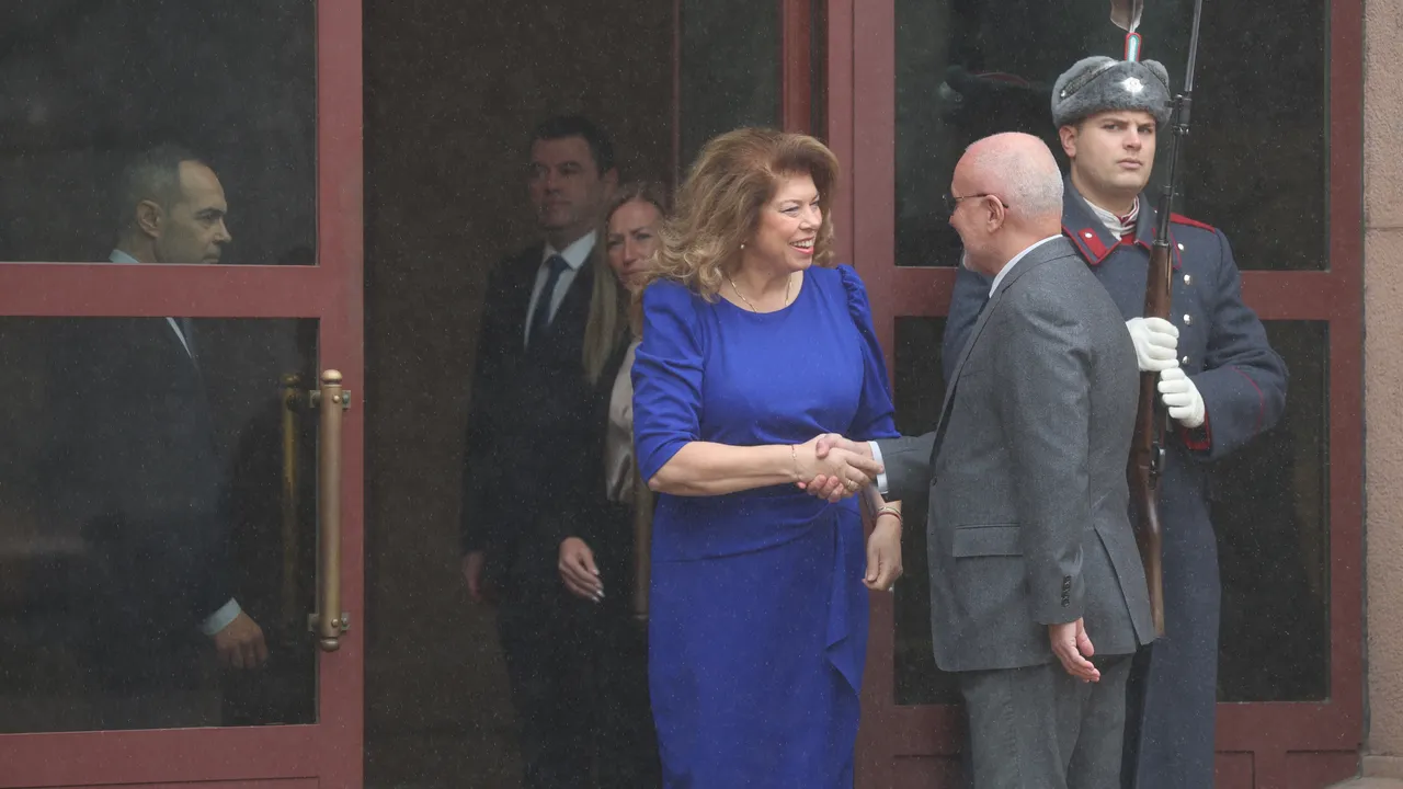 Димитър Радев влезе в президентството за разговор с Илияна Йотова