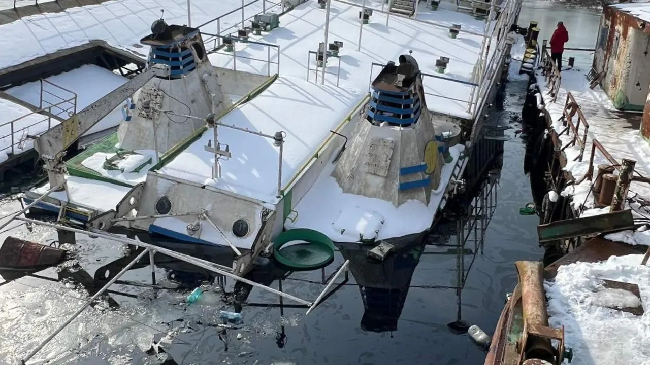 Баржа потъна частично край Гюргево, уверяват, че нямало замърсяване