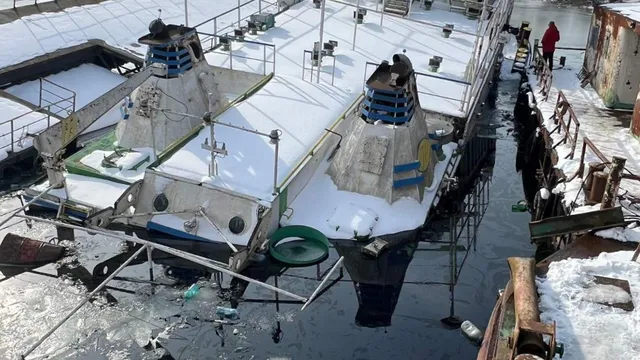 Баржа потъна частично край Гюргево, уверяват, че нямало замърсяване