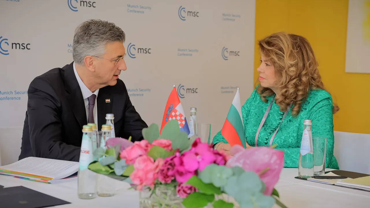 Йотова и хърватският премиер обсъдиха бъдещето на ЕС и риска от разделение