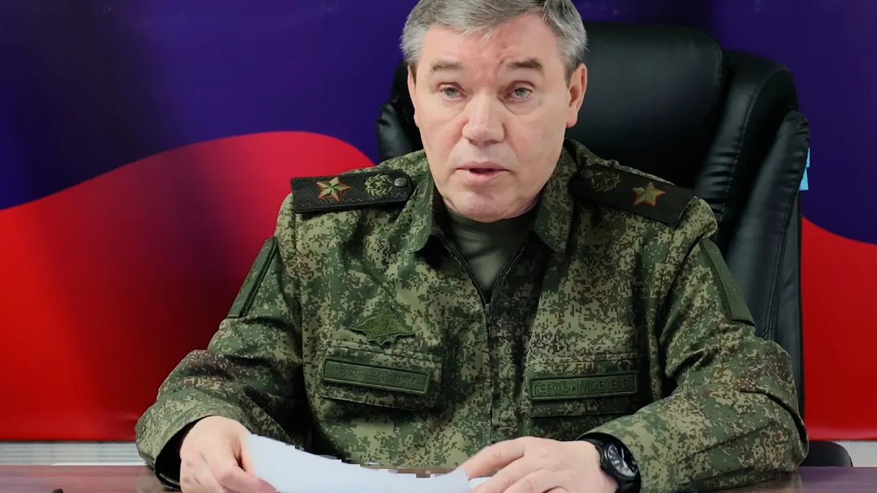 Герасимов отчете нови териториални придобивки на Русия в Източна Украйна