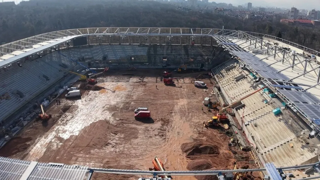 Пуснаха горещи кадри от новия дом на ЦСКА (ВИДЕО)