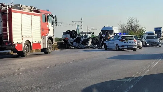 Катастрофа блокира АМ „Тракия“ край Пловдив (СНИМКИ!)