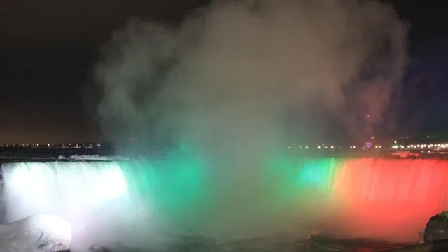 По традиция на 3 март: Ниагарският водопад отново засия в цветовете на България