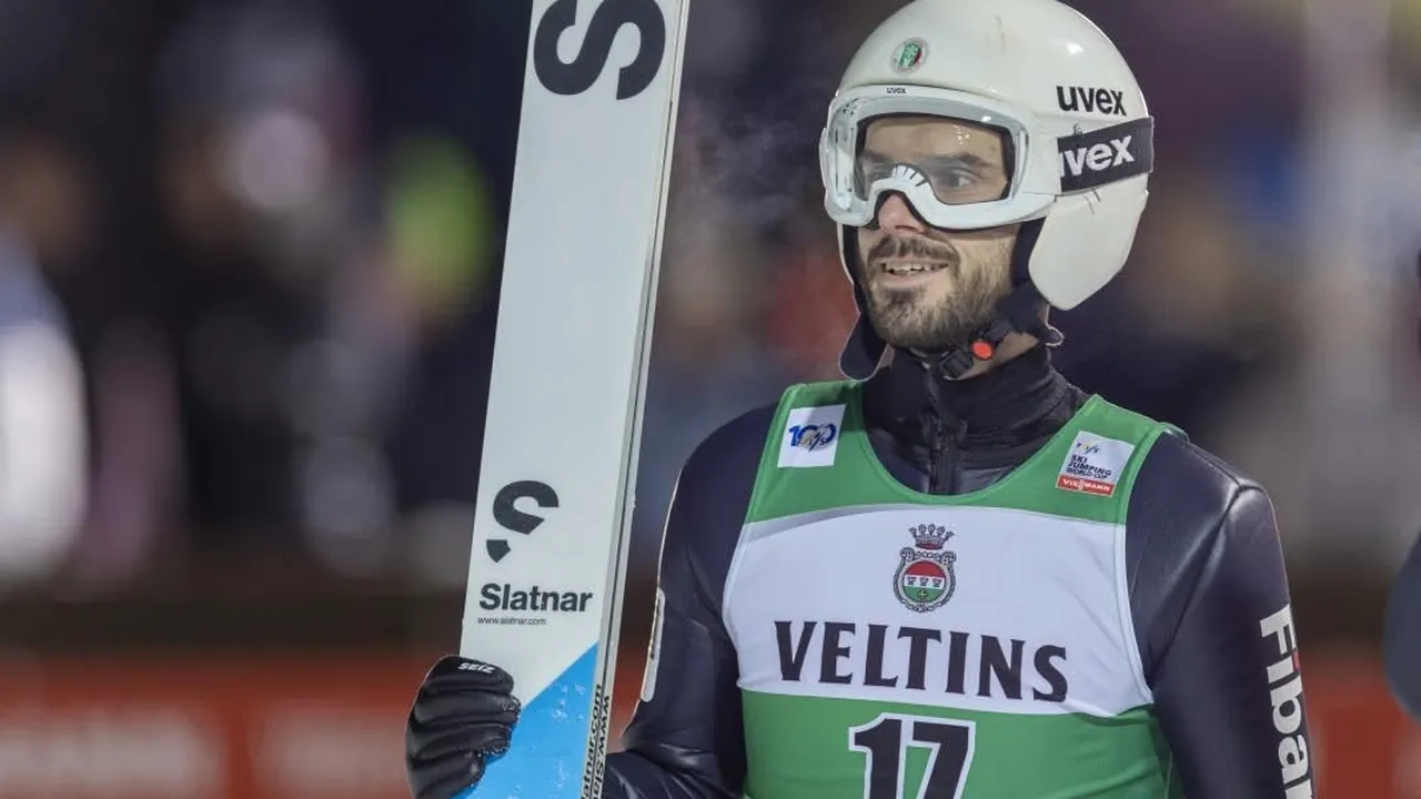 Владимир Зографски с първи подиум в Световната купа по ски скок