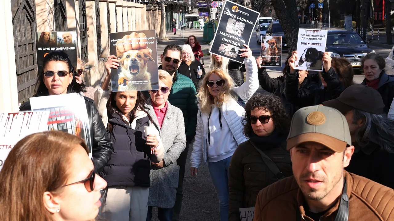 „Затвор за насилниците на животни“: Протест срещу Габриела и Красимир