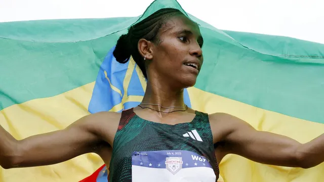 Етиопка записа второто най-добро време в историята на маратона