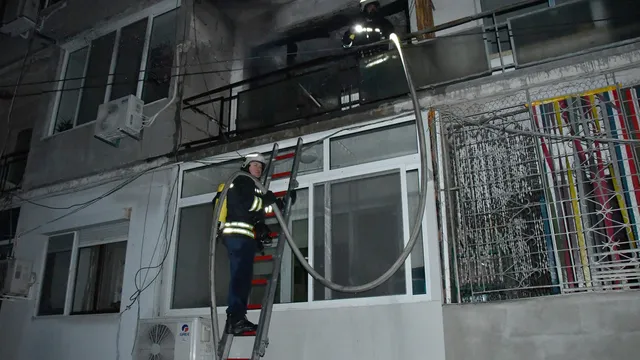 Пожар в столичния кв. "Дружба"