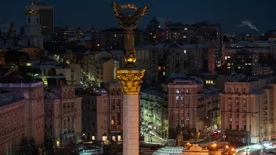 Експлозии в Киев след руска атака с дронове през деня